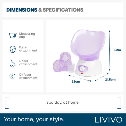 Facial Steamer - Purple